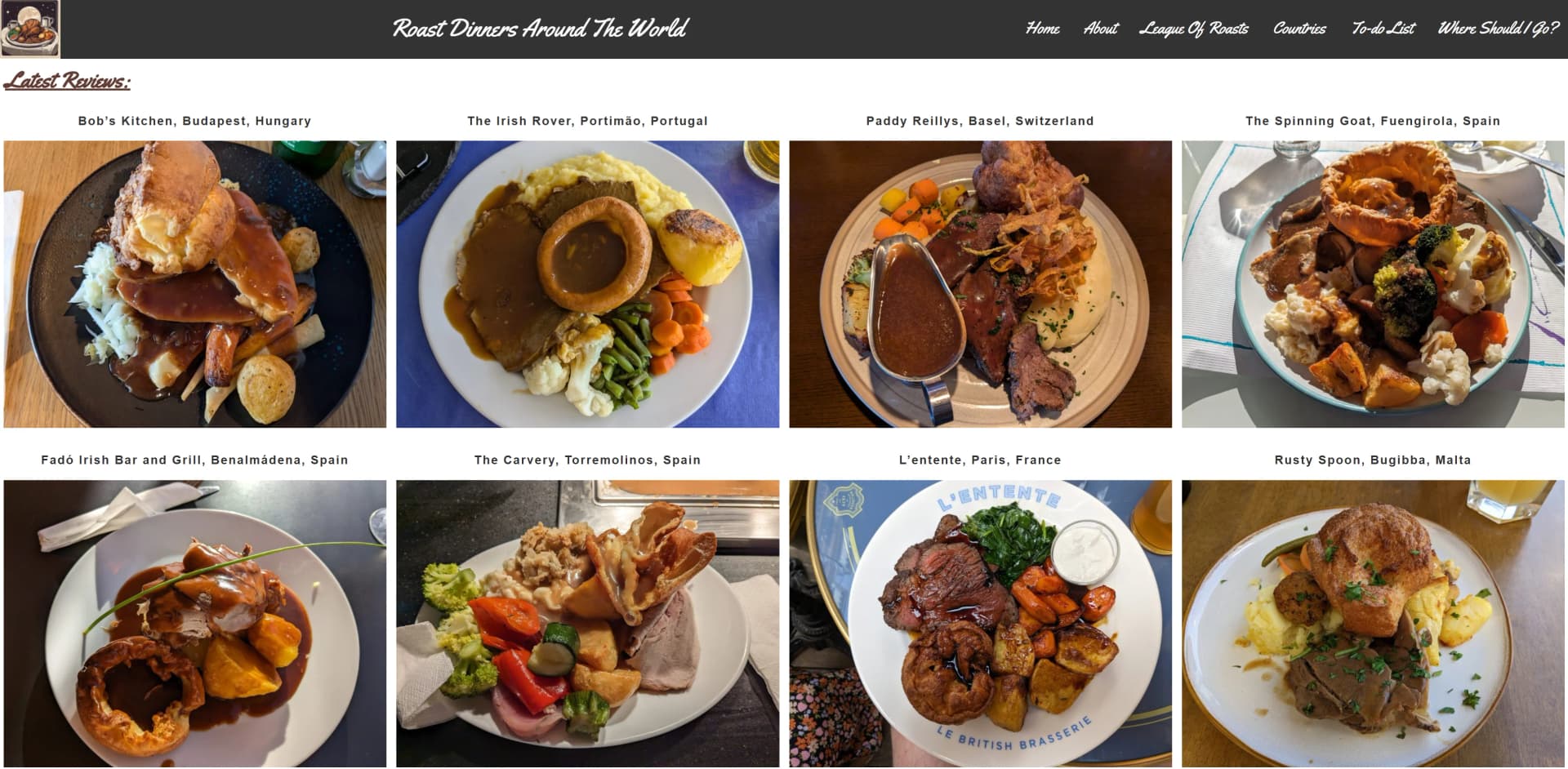 Roast Dinners Around The World screenshot